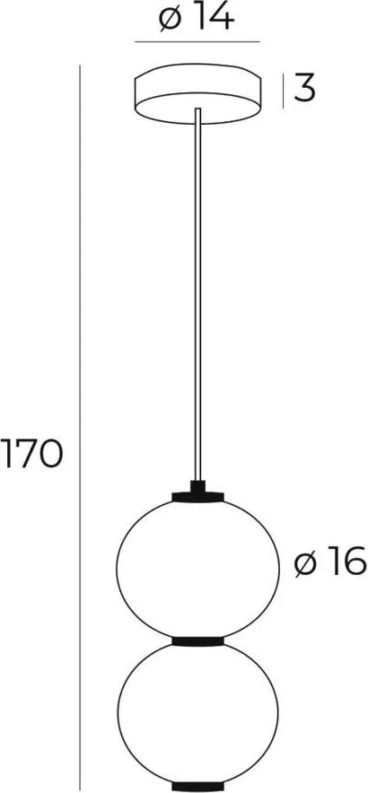 Függeszték Fehér TAMA MAXLIGHT P0469
