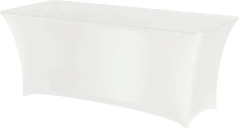 Abrosz téglalap alakú vasalás nélküli Jersey szövet fehér Hendi 814369