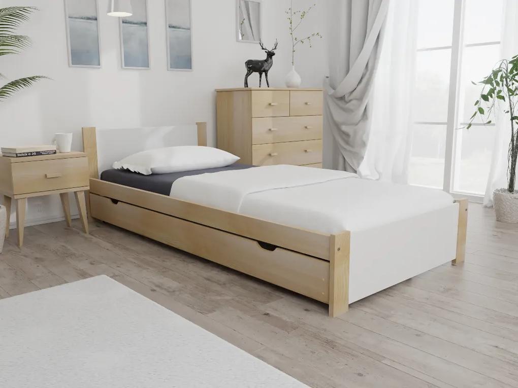 Maxi Drew IKAROS ágy 90x200 cm, fenyőfa Ágyrács: Ágyrács nélkül, Matrac: Matrac nélkül