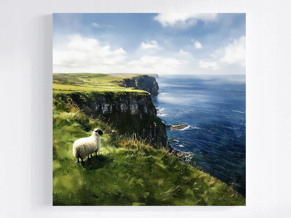 Vászonkép Canvas Tájkép Írország Tengerpart Sziklák Bárány Sziklák 40x40
