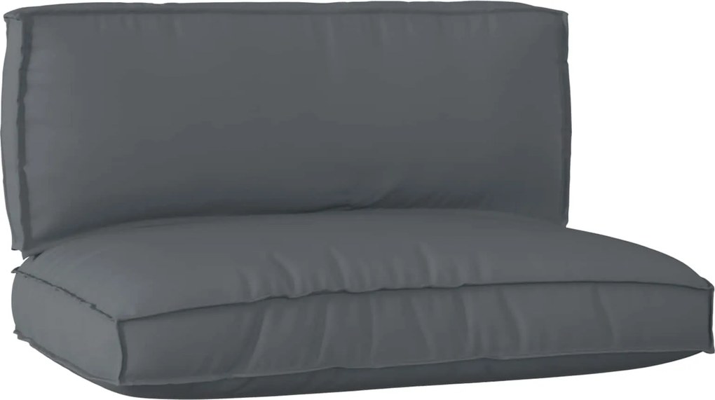 vidaXL Raklap párna készlet 2 pcs Antracit Oxford Szövet