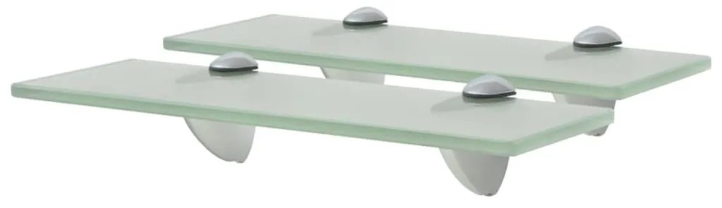2 db lebegő üvegpolc 30 x 10 cm 8 mm