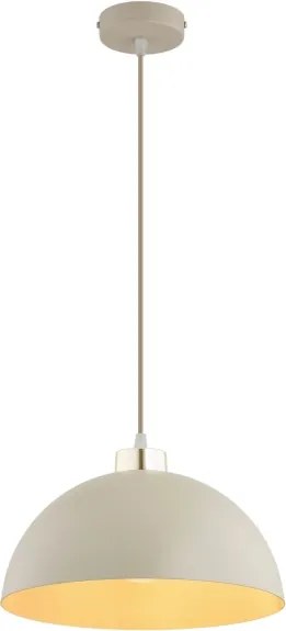 Brilagi - Kábelcsillár MOON 1xE27/60W/230V Ø 30 cm bézs/arany