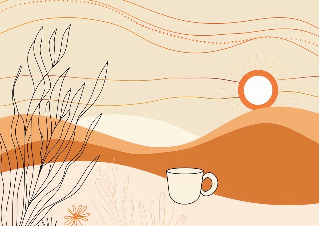 Poszter 84x59,5cm Reggeli idő