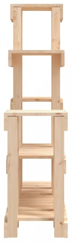tömör fenyőfa növénytartó 92 x 25 x 97 cm