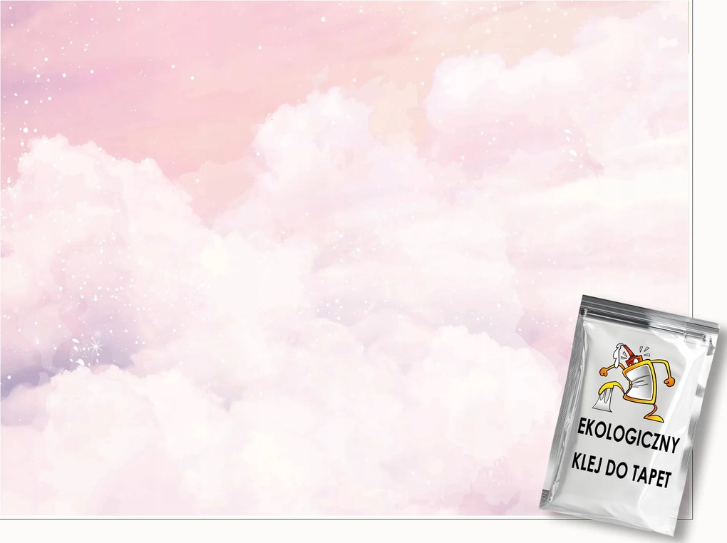 Fotótapéta Lányoknak Felhők Rózsaszín Ég Tapéta Gyerekeknek 300x210