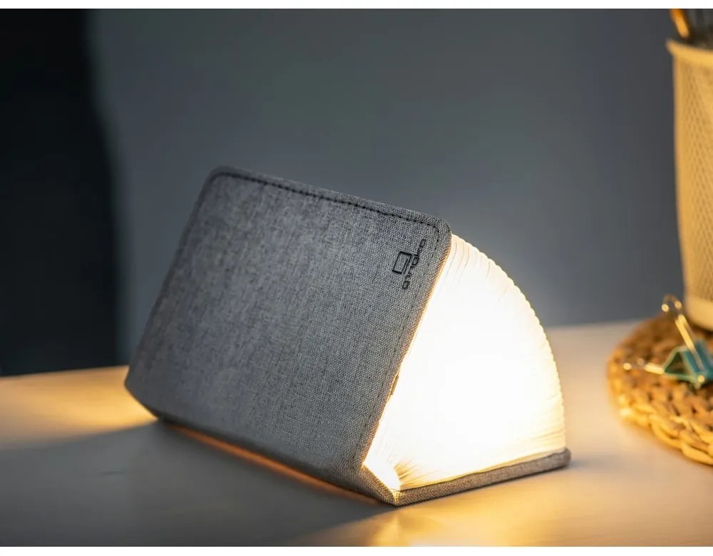 Szürke USB fénydekoráció Booklight – Gingko