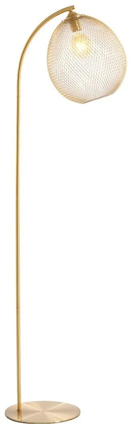 Aranyszínű állólámpa (magasság 160 cm) Moroc – Light & Living