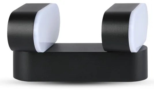 LED Kültéri flexibilis fali lámpa 2xLED/12W/230V IP65 fekete