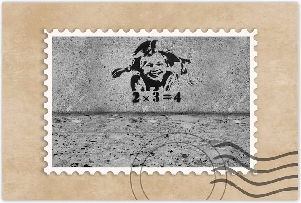 Poszter 60x40 Banksy A szeplős lány