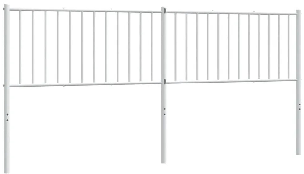 fehér fém fejtámla 193 cm