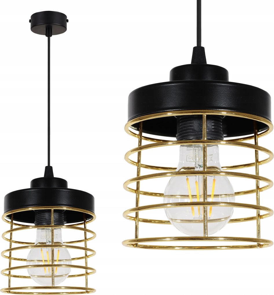 Mennyezeti Lámpa Lógó Csillár Szimpla Arany Loft Konyha Nappali