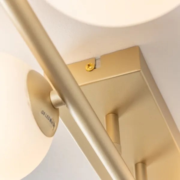 Brilagi - LED Felületre szerelhető csillár MILLA 4xG9/3W/230V arany/fehér