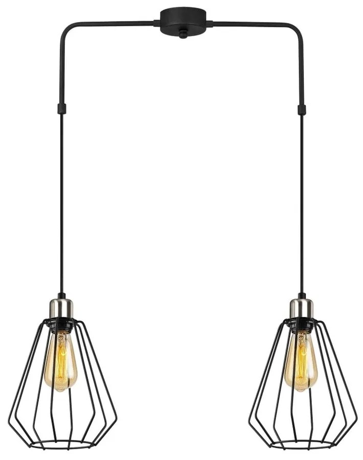 Straton fekete fém függőlámpa - Opviq lights