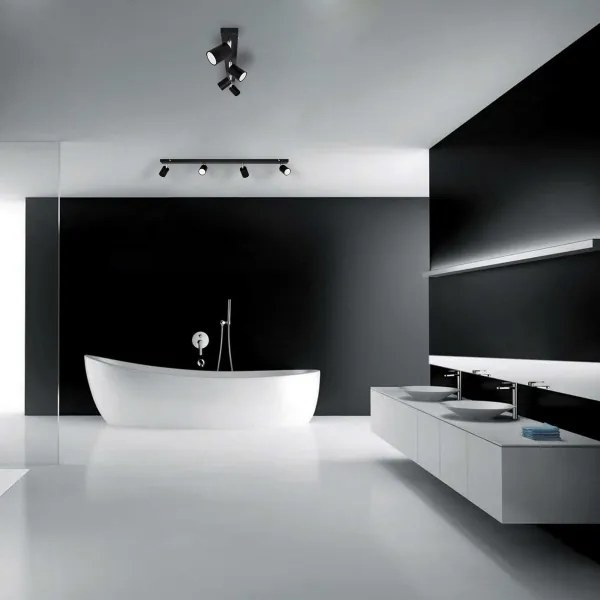 LED Spotlámpa TUNE 4xGU10/4,8W/230V fekete