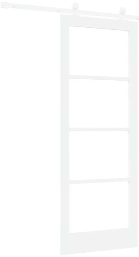 Csúszóajtó ORKDAL Fehér 78 x 202 cm Fa és fém