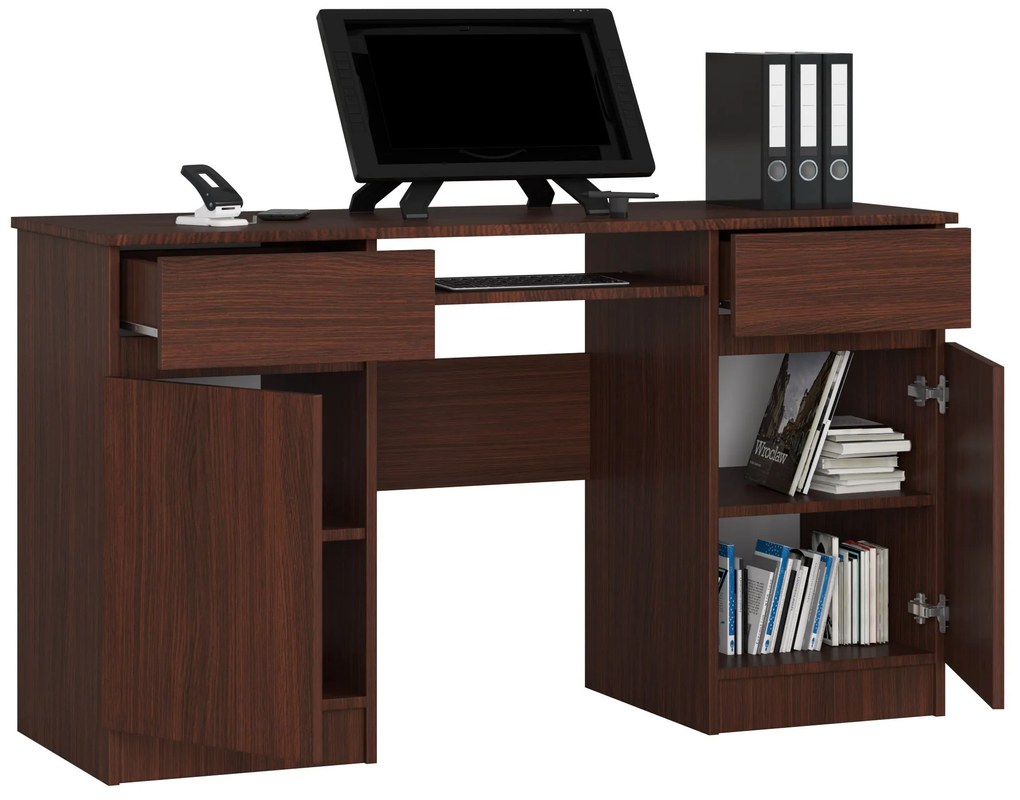PC asztal Bahadur (wenge). Akció -16%. 1068923