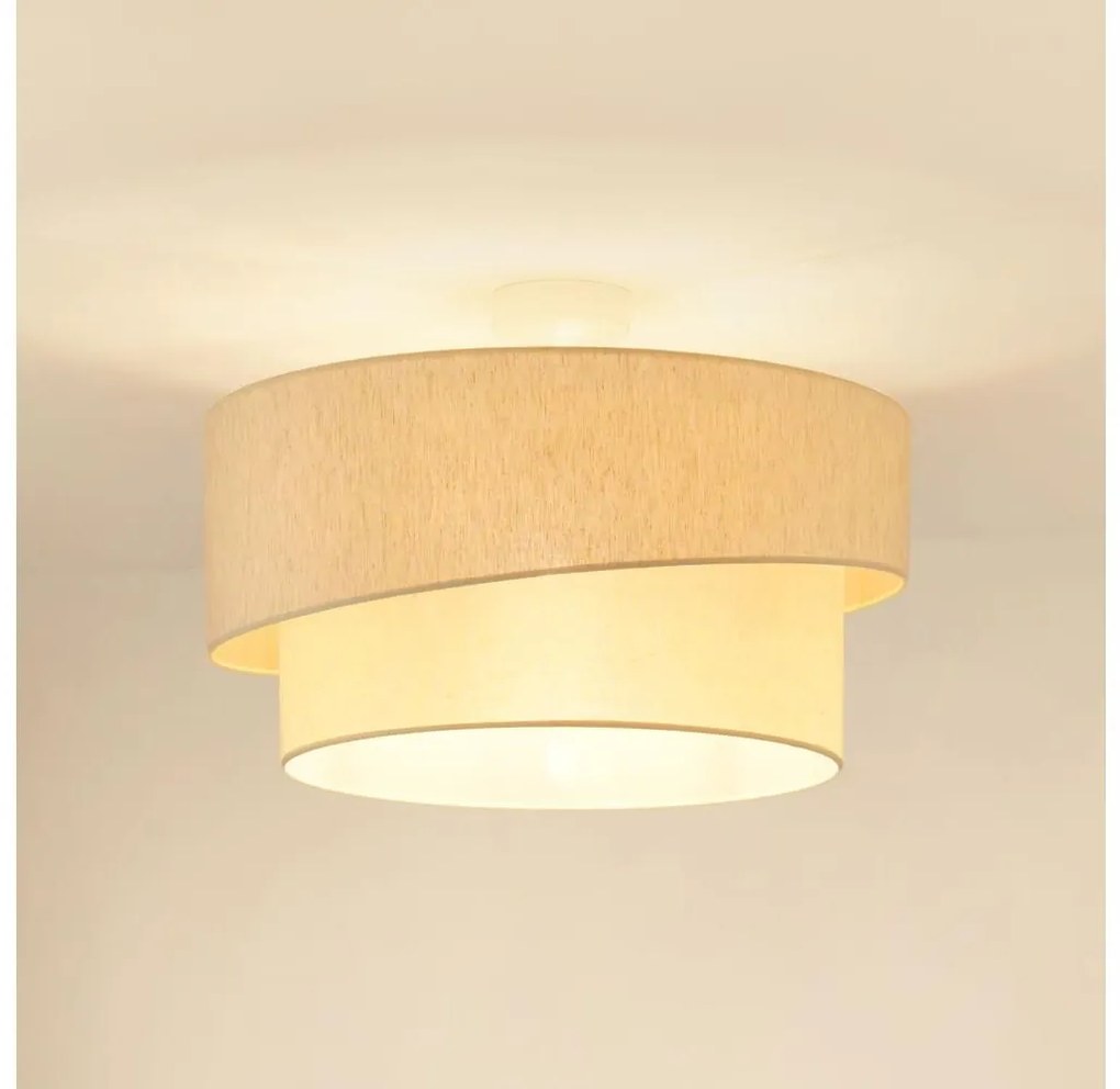 Brilagi - Felületre szerelhető csillár SHINE 1xE27/15W/230V átm. 50 cm krémes