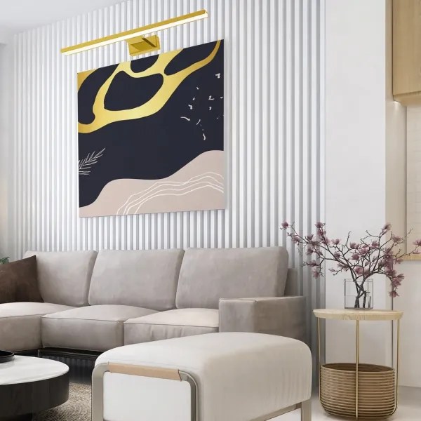 LED Képvilágítás PINTO LED/12W/230V arany