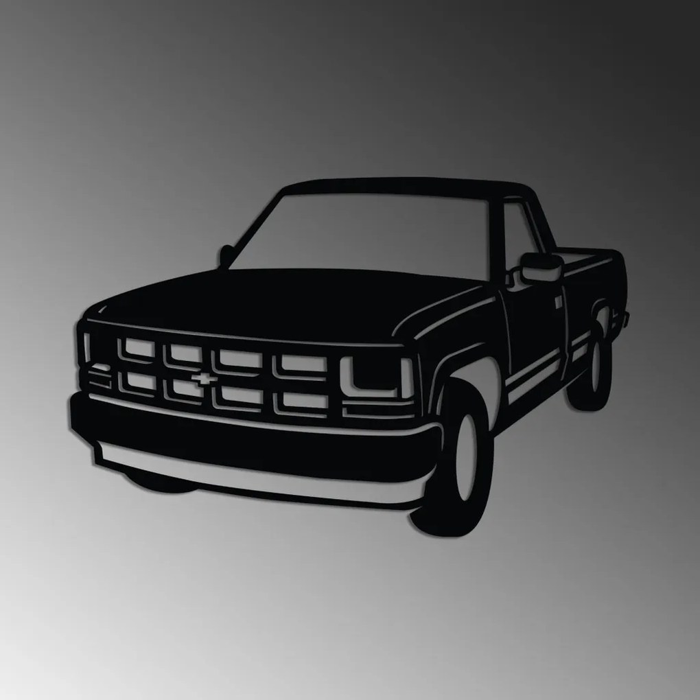 Chevrolet fém fali dekoráció, 60×39 cm