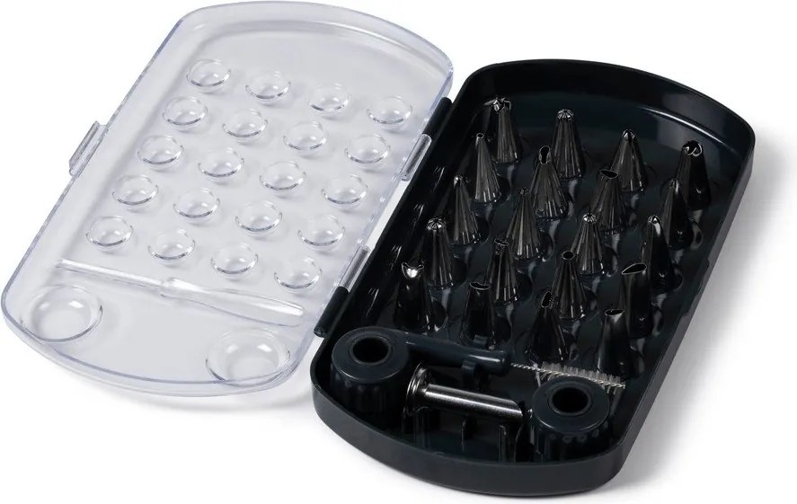 Cukrászati díszítő eszköz szett, tartozékok száma 24 db – Blomsterbergs