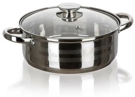 Bankett Rozsdamentes acél lábas LIVING, 5,2 l, 26 cm
