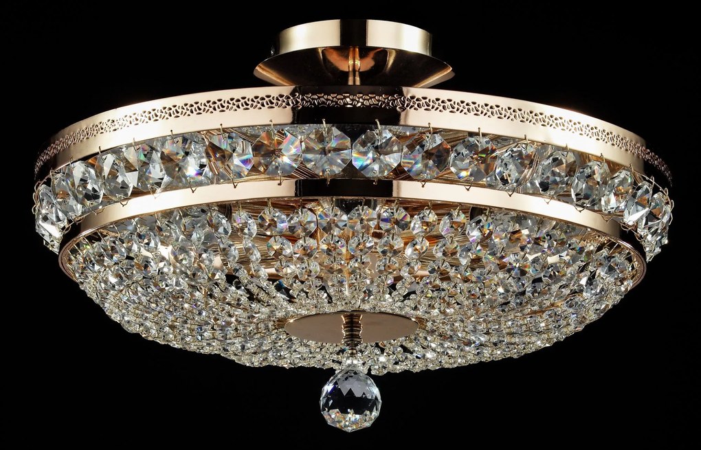 Maytoni glamour klasszikus kristály mennyezeti lámpa ottilia arany mydia700-cl-06-g