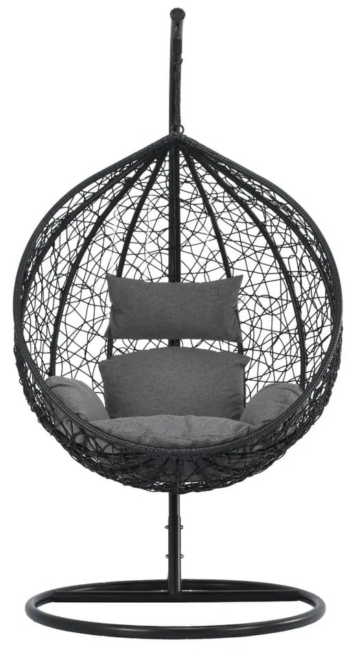 Noela sötétszürke műrattan függőfotel - Bonami Selection