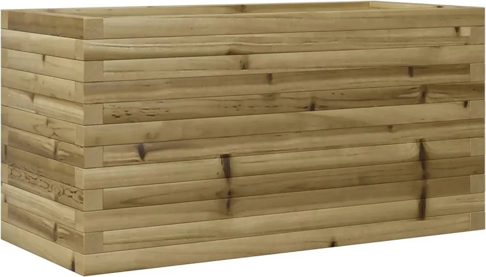vidaXL impregnált fenyőfa kerti virágláda 90x40x46 cm