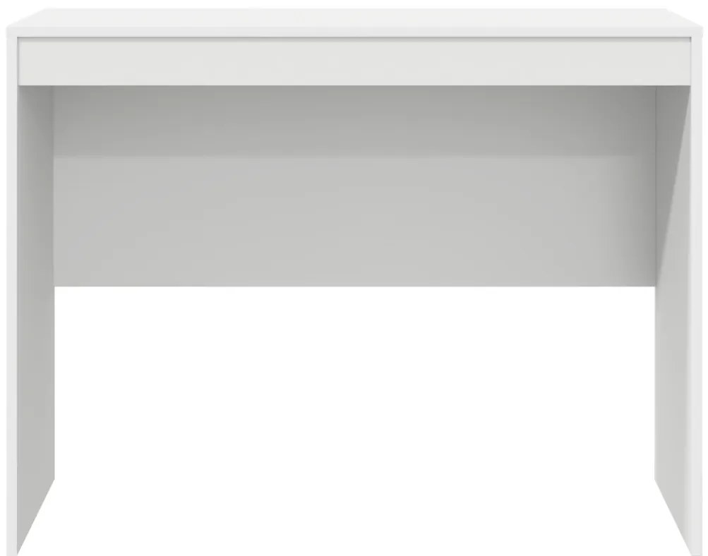 vidaXL Íróasztal Fehér Forgácslap 100 x 50 x 76 cm Tárolás Íróasztal