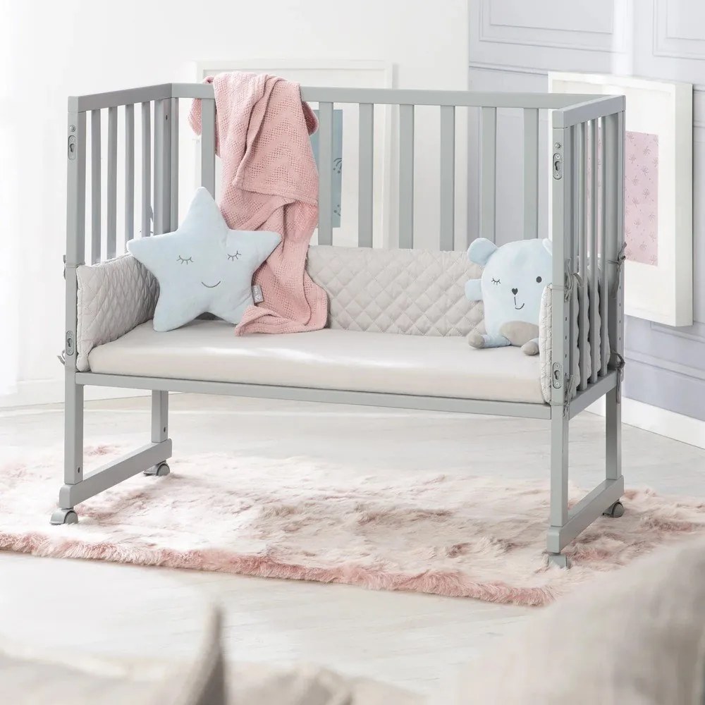 Gumis bio pamut gyerek lepedő babaágyhoz 140x70 cm Lil Planet – Roba