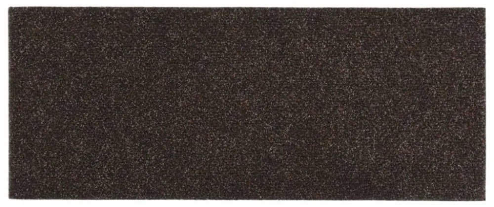 15 db öntapadós lépcsőszőnyeg, 60 x 25 cm, sötétbarna, téglalap alakú