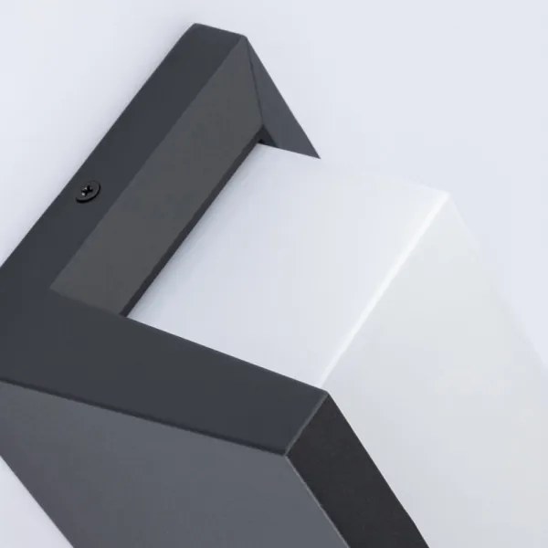 Kültéri fali lámpa NEELY 1xE27/60W/230V IP54 antracit