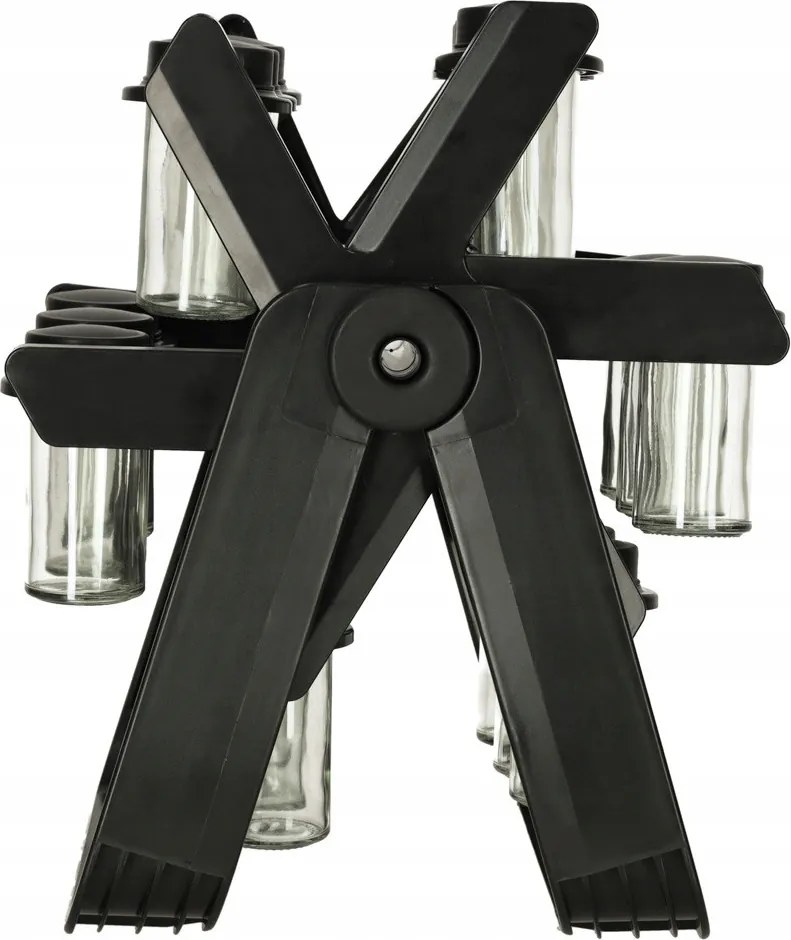 Fűszertartó tartály fűszertartó forgó állvány