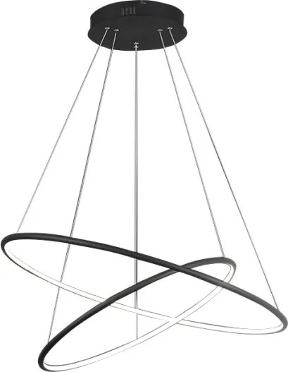 Milagro ORION BLACK ML508 Függőlámpa 2x53W/LED 3710LM