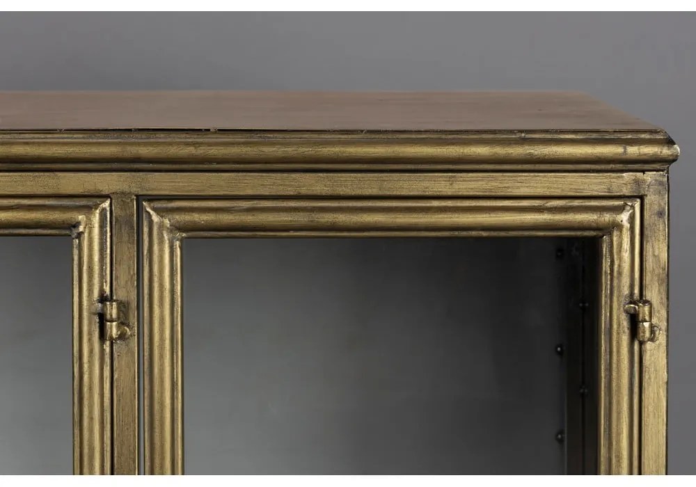 Aranyszínű fém tálalószekrény 100x80x38,5 cm Gertlush – Dutchbone
