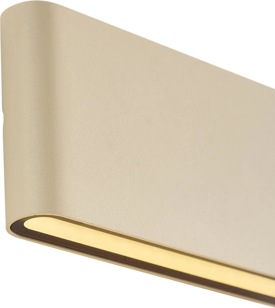 Modern kültéri fali lámpa bézs 17,5 cm LED-del IP65 - Batt