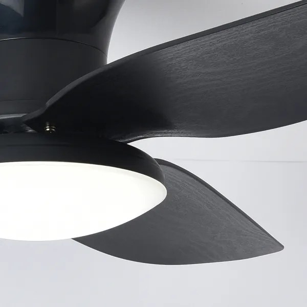 Brilagi - LED állítható mennyezeti ventilátor 30W 230V 3000-6500K fekete + DO