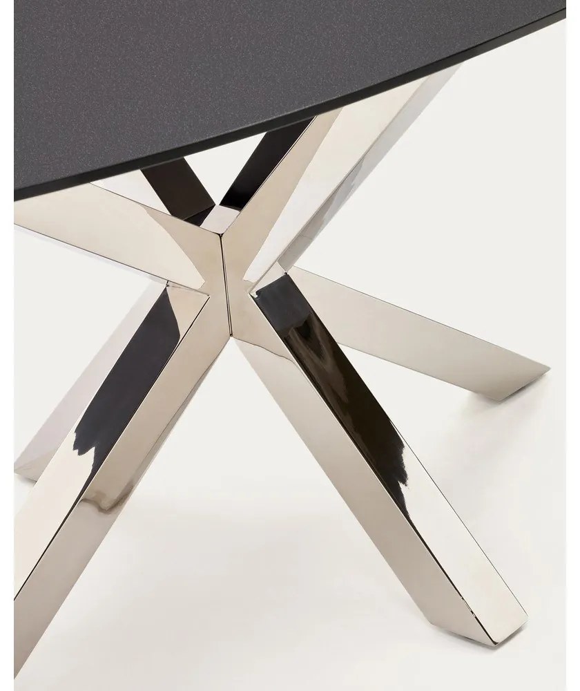 Étkezőasztal üveg asztallappal 100x200 cm Argo – Kave Home