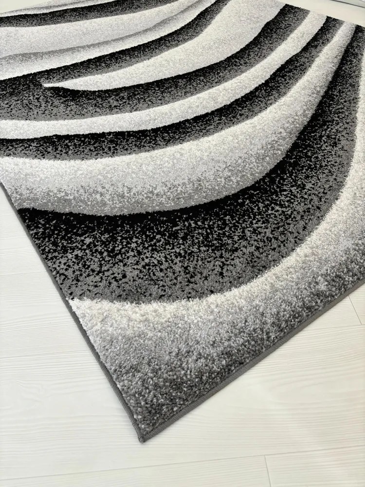 Nora 6029 szürke modern szőnyeg 120x170 cm