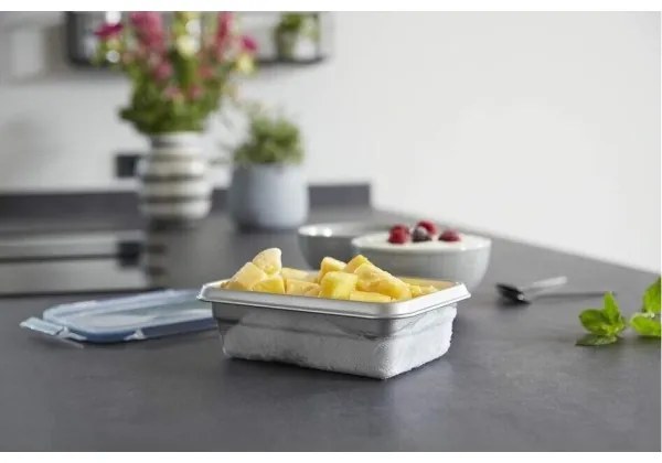 Tefal - Élelmiszer tartó 0,8 l MSEAL STEEL kék/rozsdamentes