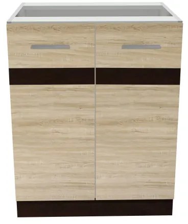 Salandra háromfiókos alsó konyhaszekrény IC 60 Sonoma N