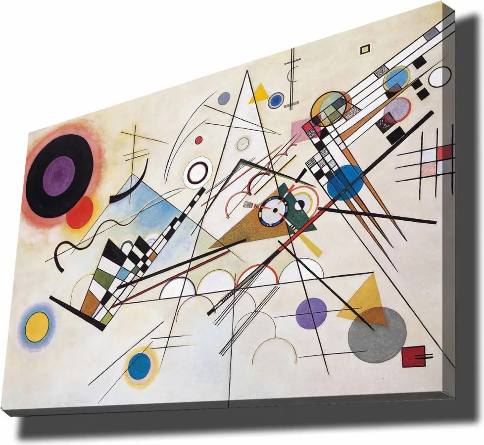 70100KANDINSKY006 Kandinsky vászonkép, 70 x 100 cm