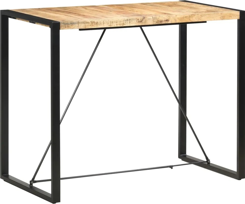 vidaXL tömör mangófa bárasztal 140 x 70 x 110 cm