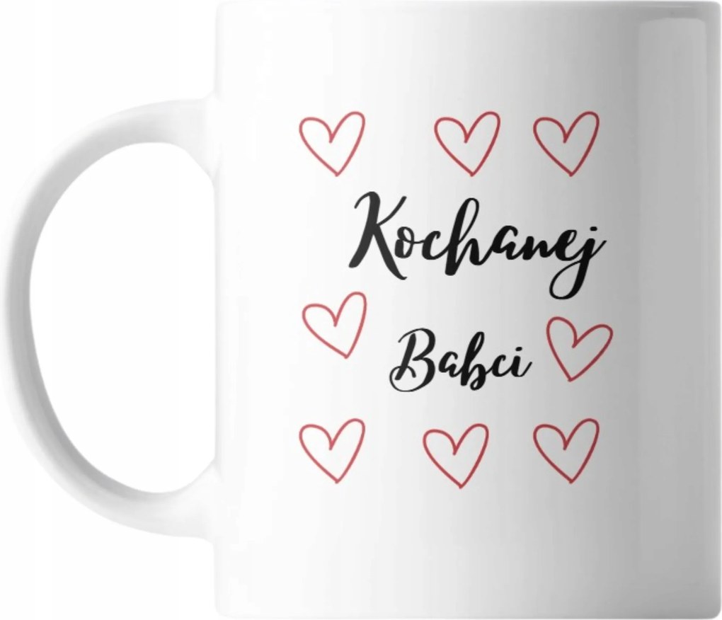 Bögre Nagymama Nap Nagymama Ajándék Kerámia 330ML Nyomott Mintás Ajándék