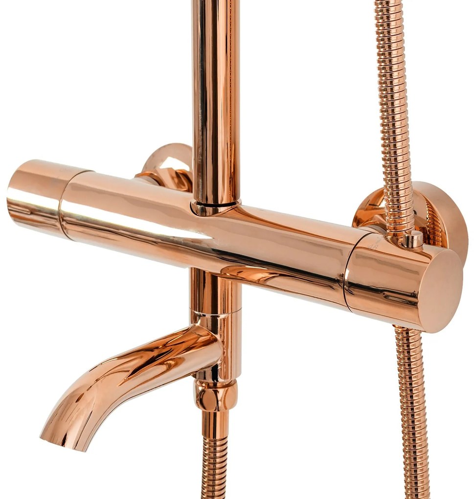 Zuhanyszett Termosztátos REA Lungo Rose Gold