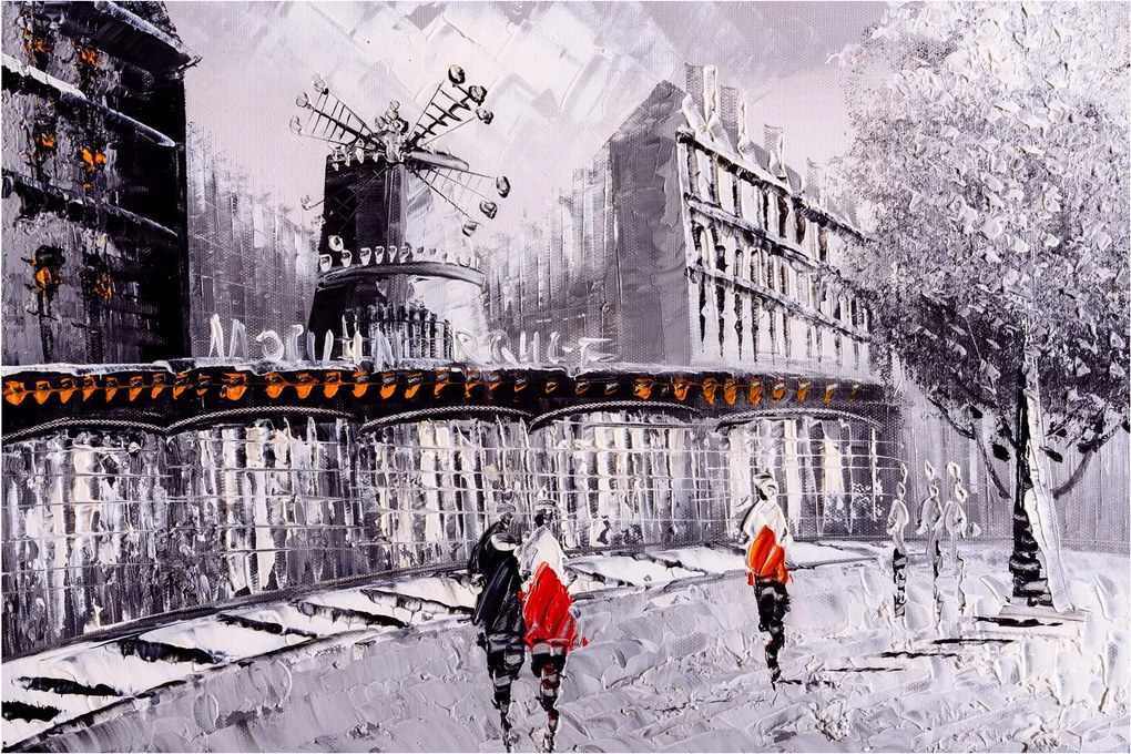 Kép - Olajfestmény a városról II. (90x60 cm)