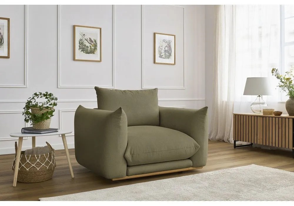 Világoszöld fotel Ernest – Bobochic Paris