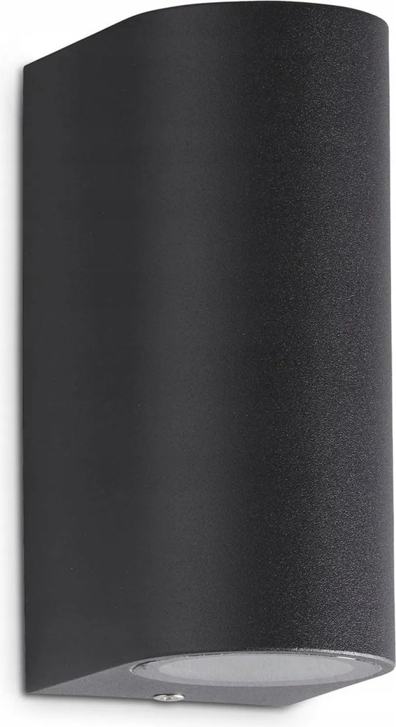 Kültéri fali lámpa Telefunken 2xGU10 2x5W 400lm antracit IP44
