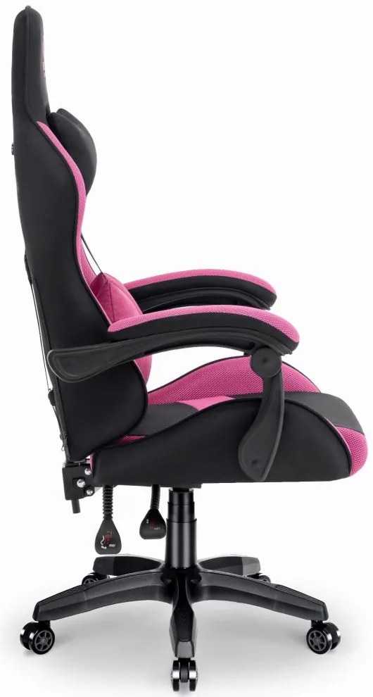 Rainbow Gamer szék - pink-fekete